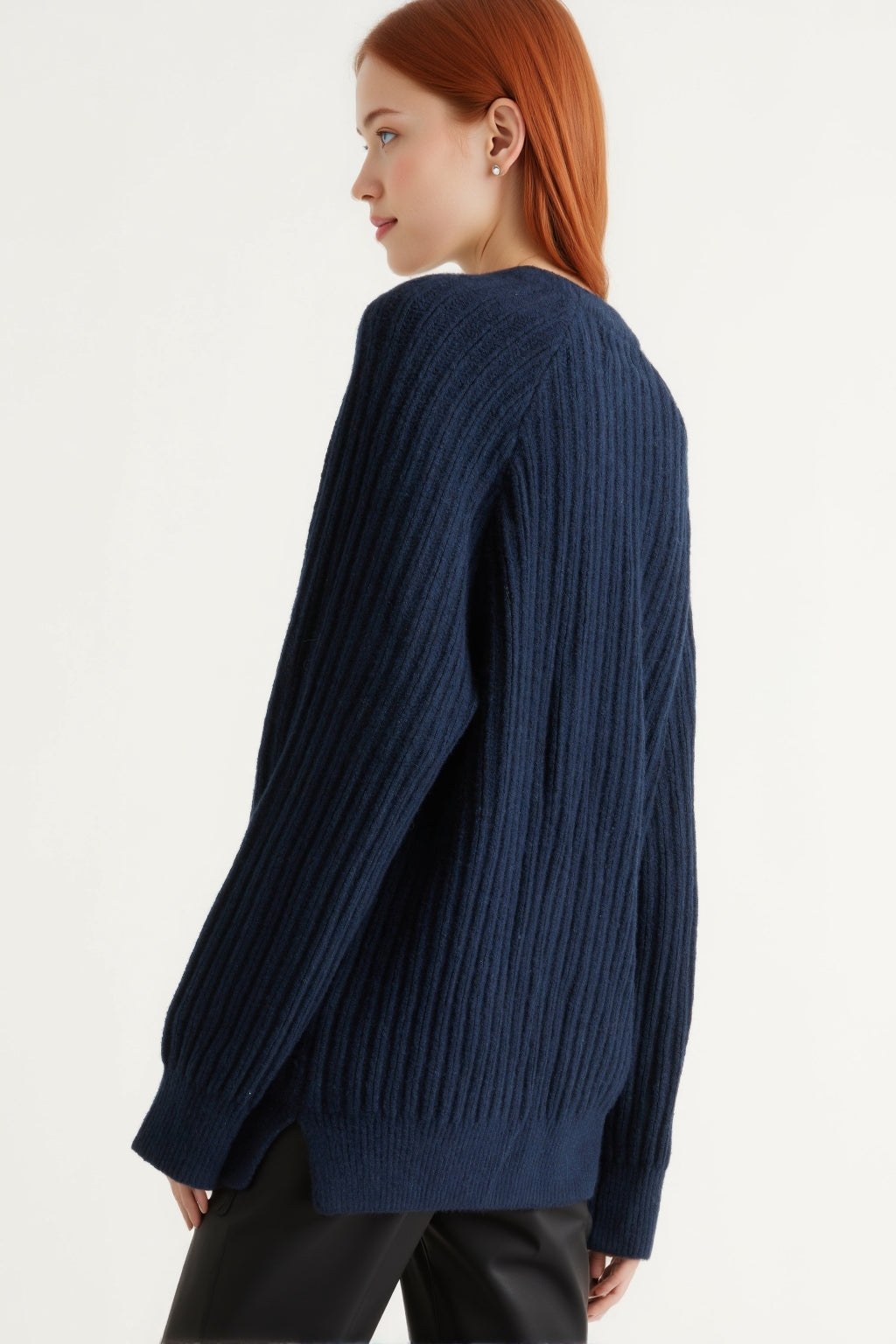 Ribbed Boyfriend Sweater