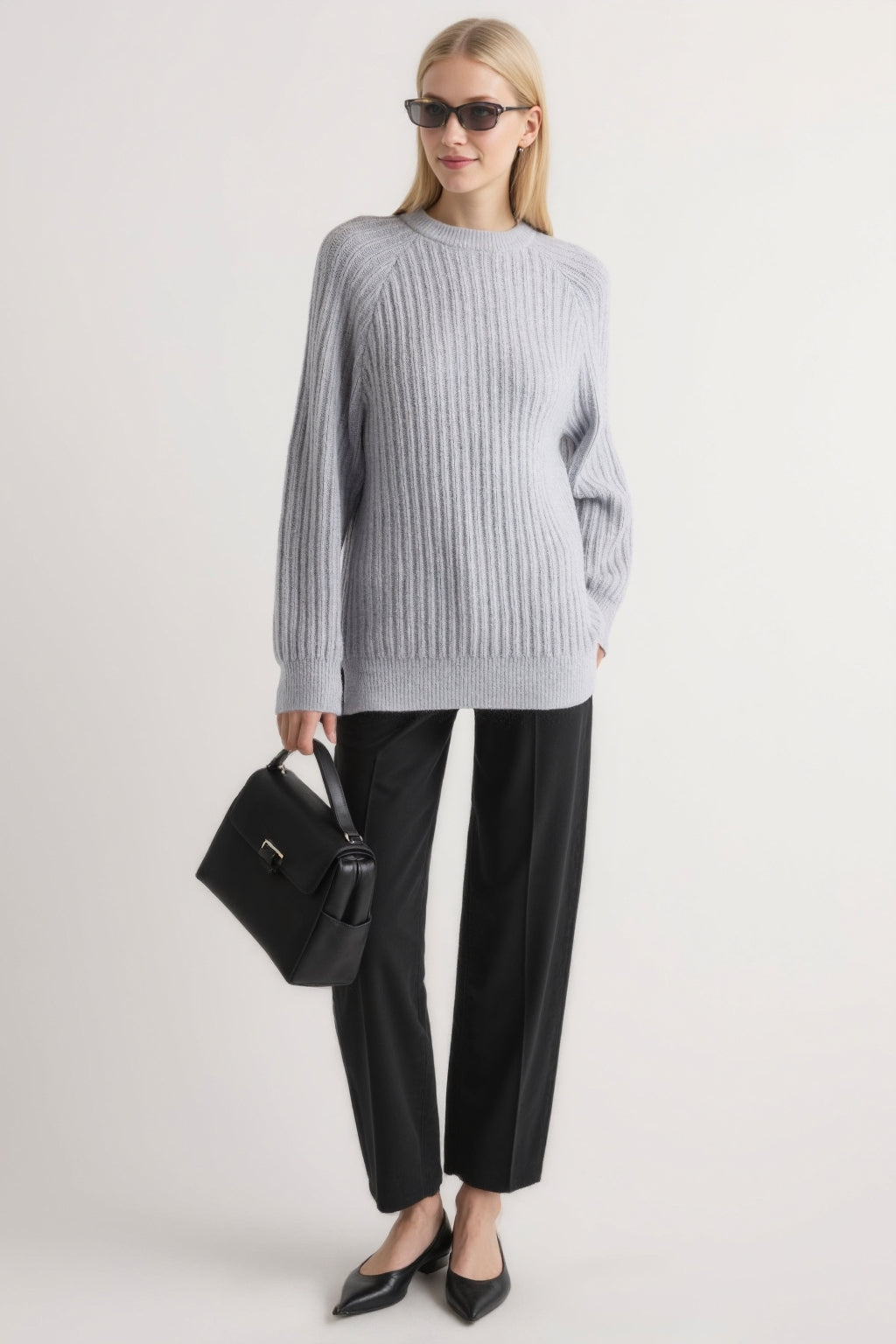 Ribbed Boyfriend Sweater