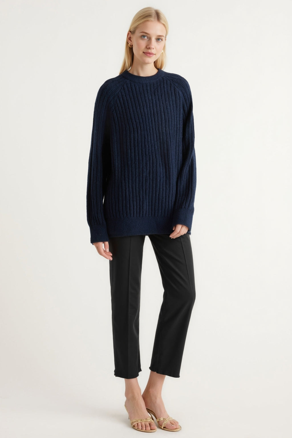 Ribbed Boyfriend Sweater