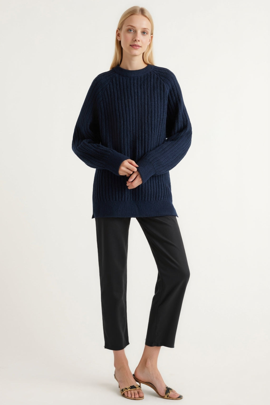 Ribbed Boyfriend Sweater