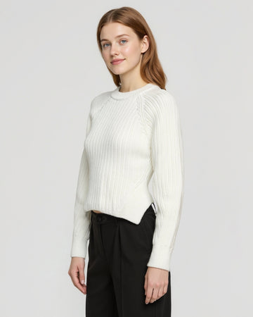 Elara Organic Cotton Cropped Sweater