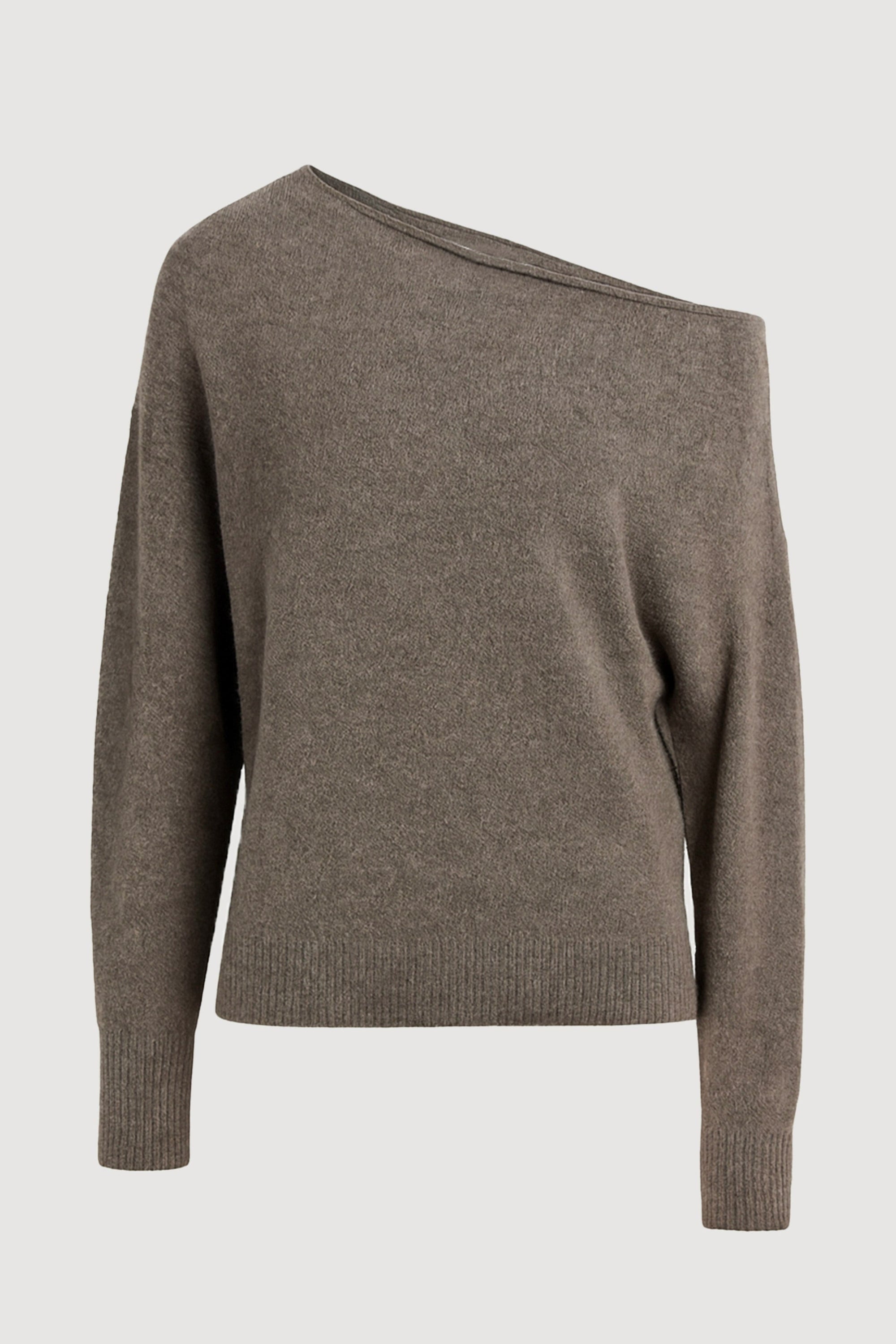 Off-Shoulder Knit Sweater