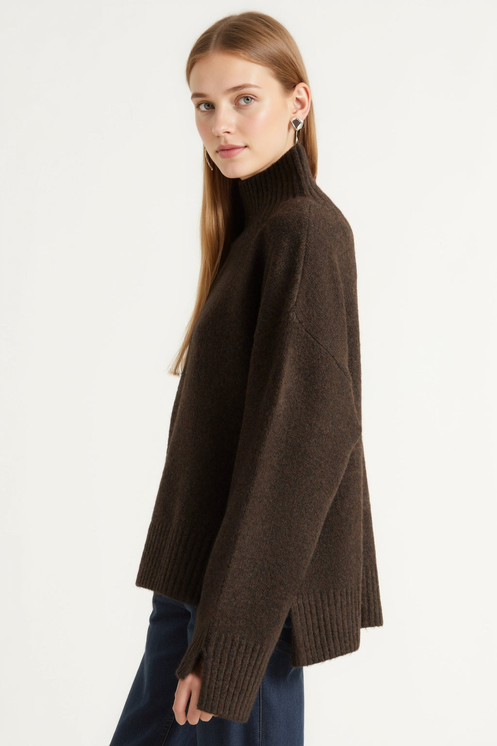 Oversized Turtleneck Sweater