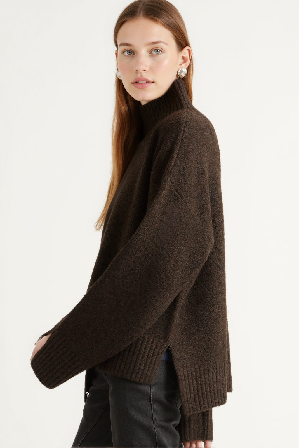 Oversized Turtleneck Sweater